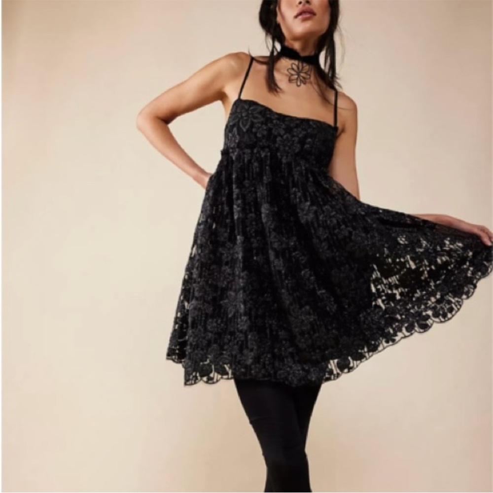 NWOT Free People All That Glitters Mini Dress Size M